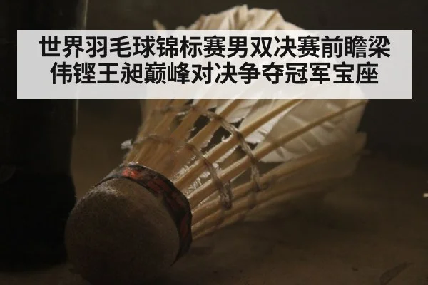 世界羽毛球锦标赛男双决赛前瞻梁伟铿王昶巅峰对决争夺冠军宝座